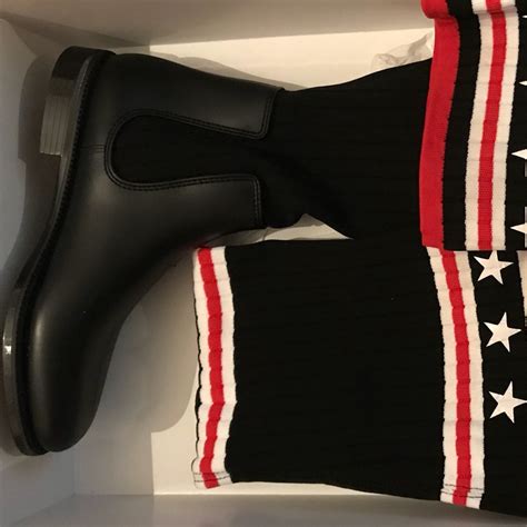 givenchy rain boots price|givenchy thigh high sock boots.